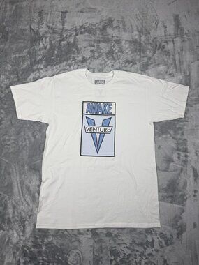 Venture Awake T Shirt Mens Large White Logo Graphic Tee Skateboarding Streetwear